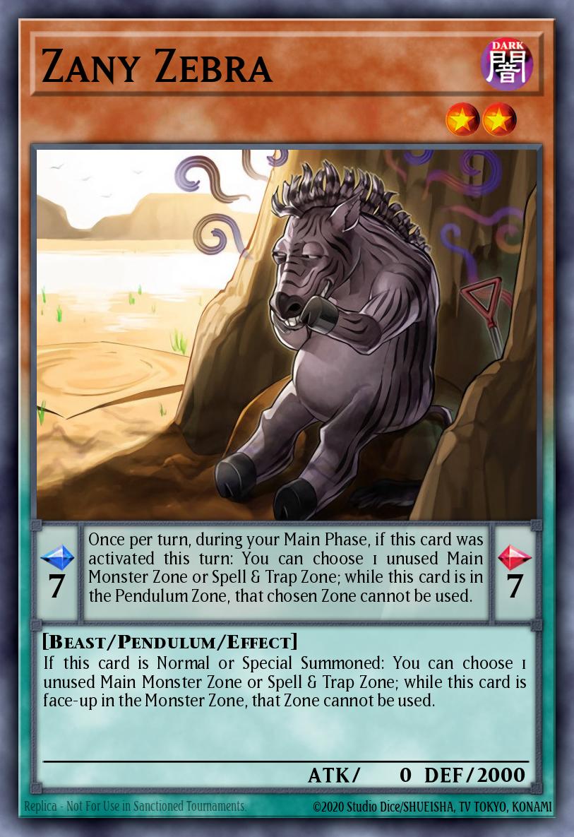 Zany Zebra MP16-EN209