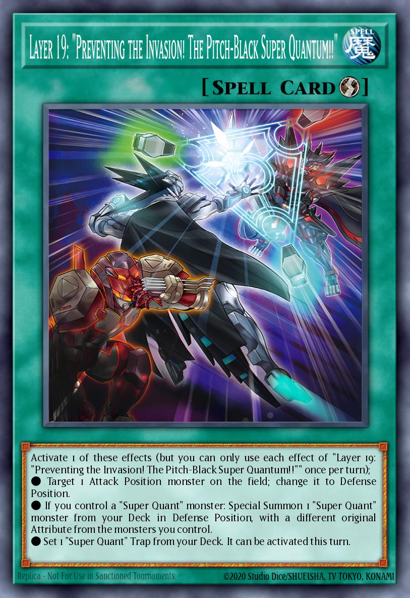 Layer 19: "Preventing the Invasion! The Pitch-Black Super Quantum!!" 98349765