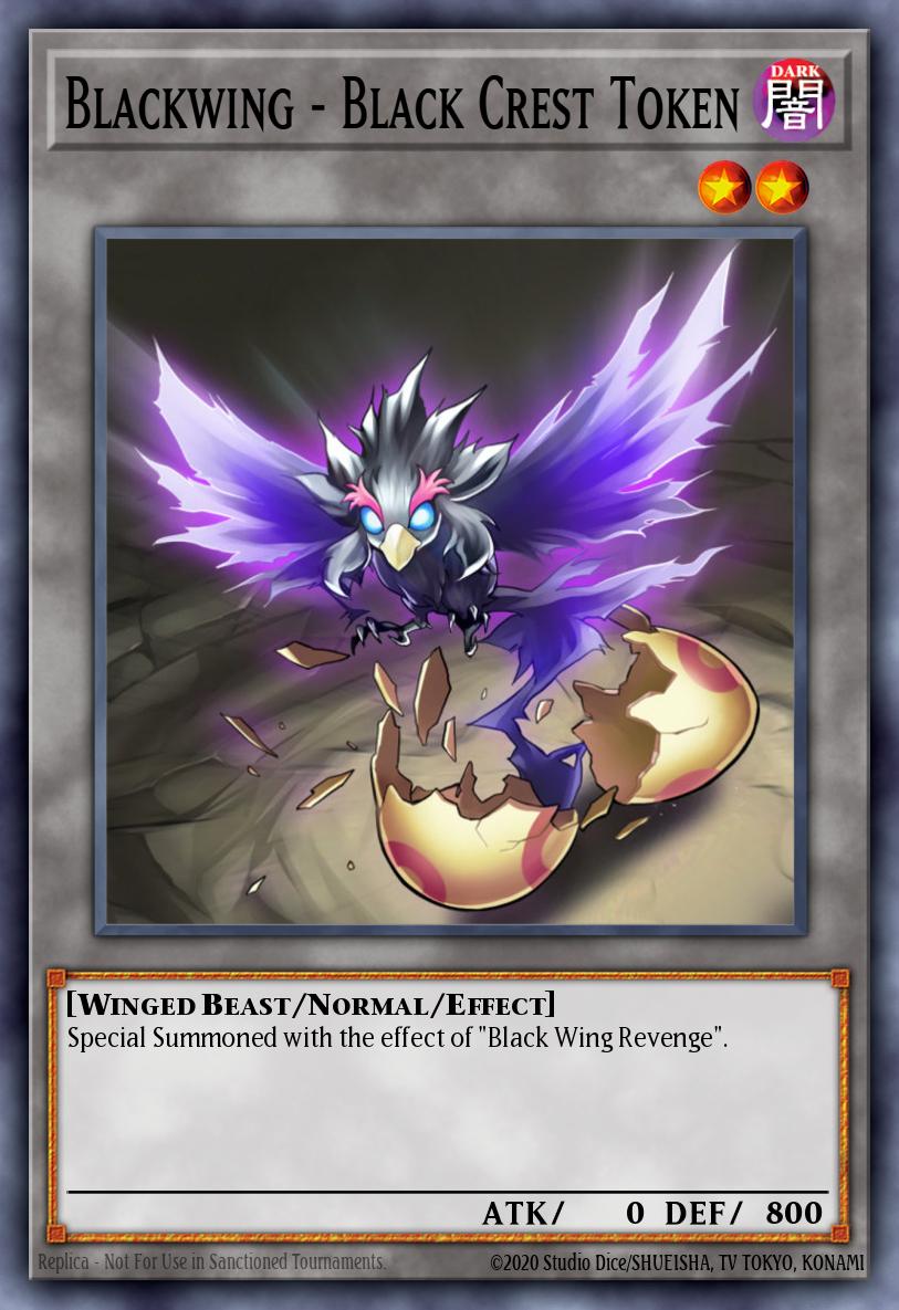 Blackwing - Black Crest Token 9925983