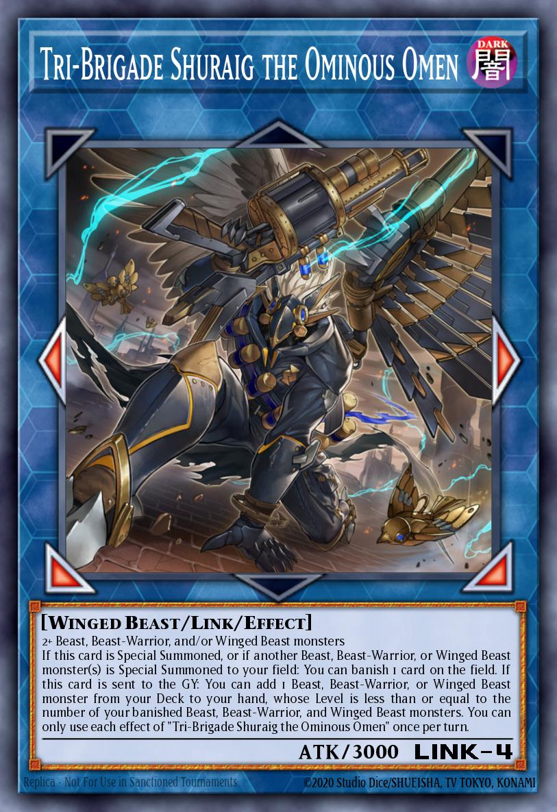Tri-Brigade Shuraig the Ominous Omen MP21-EN198