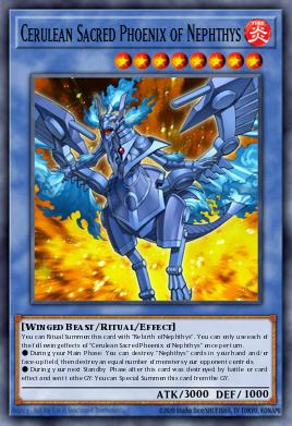 Cerulean Sacred Phoenix of Nephthys
