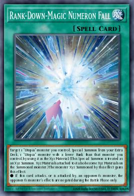 Rank-Down-Magic Numeron Fall