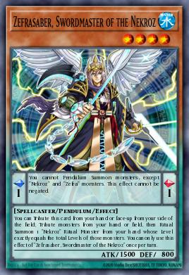 Zefrasaber, Swordmaster of the Nekroz